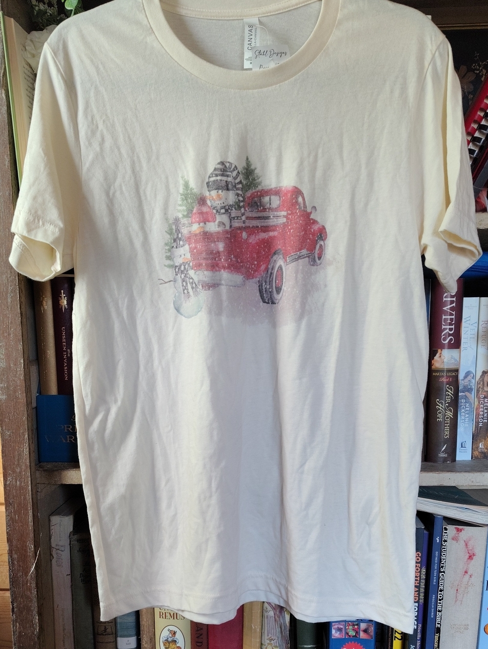 Winter Christmas Cream Crewneck T‑Shirt
